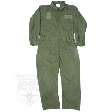 US COVERALL UTILITY OD カバーオール つなぎ 米軍放出品の商品詳細