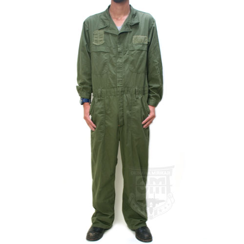 US COVERALL UTILITY OD カバーオール つなぎ 米軍放出品の商品詳細 