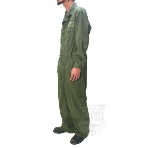 US COVERALL UTILITY OD カバーオール つなぎ 米軍放出品の商品詳細 ...